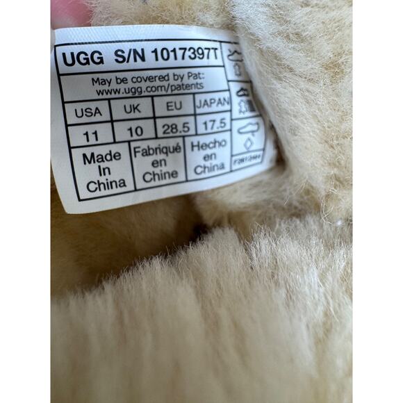 UGG Mini Bailey Bow II Boot Kids Toddlers Chestnut WORN ONCE - Picture 9 of 11